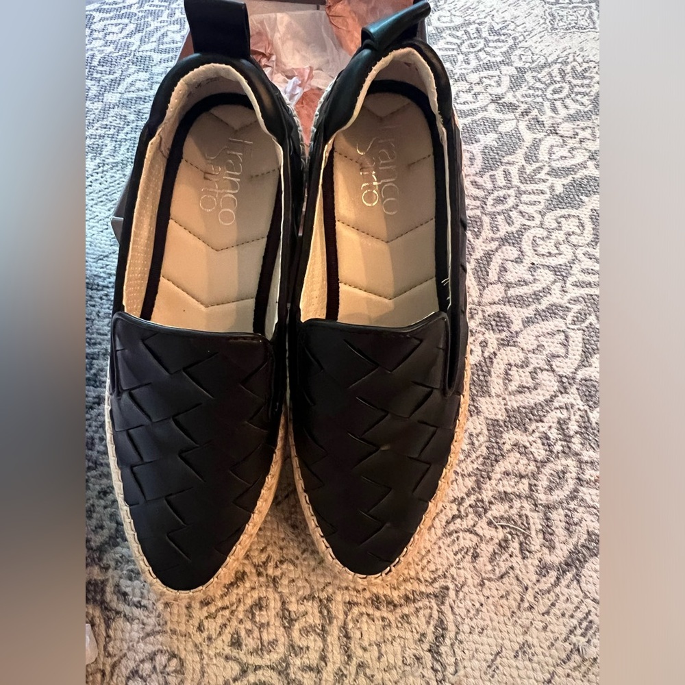 Brand new Franco Sarto black casual slip on shoes Sz 6